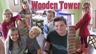 Mastering the Giant Wooden Tower!! | Crazy8Family