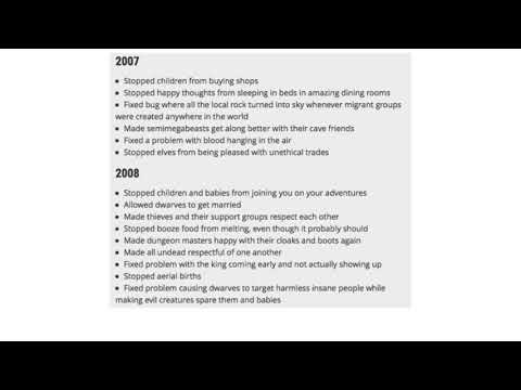 Reading Dwarf Fortress Patch Notes