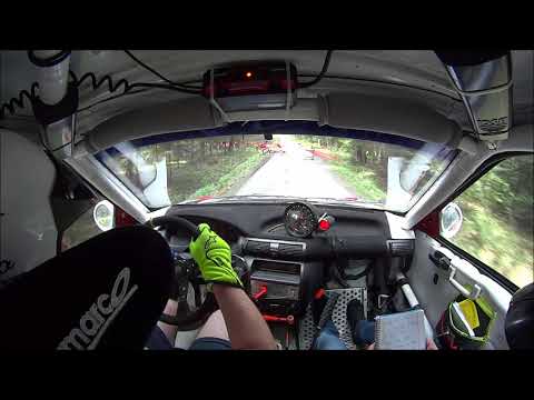 Wiosenny Super OeS Moszczenica 15-04-2018 Olszewski / Szerszeń Opel Astra Gsi