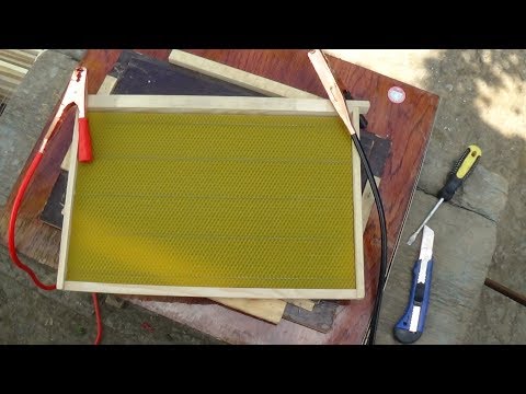 Быстрое наващивание вощины 12 V на пасеке