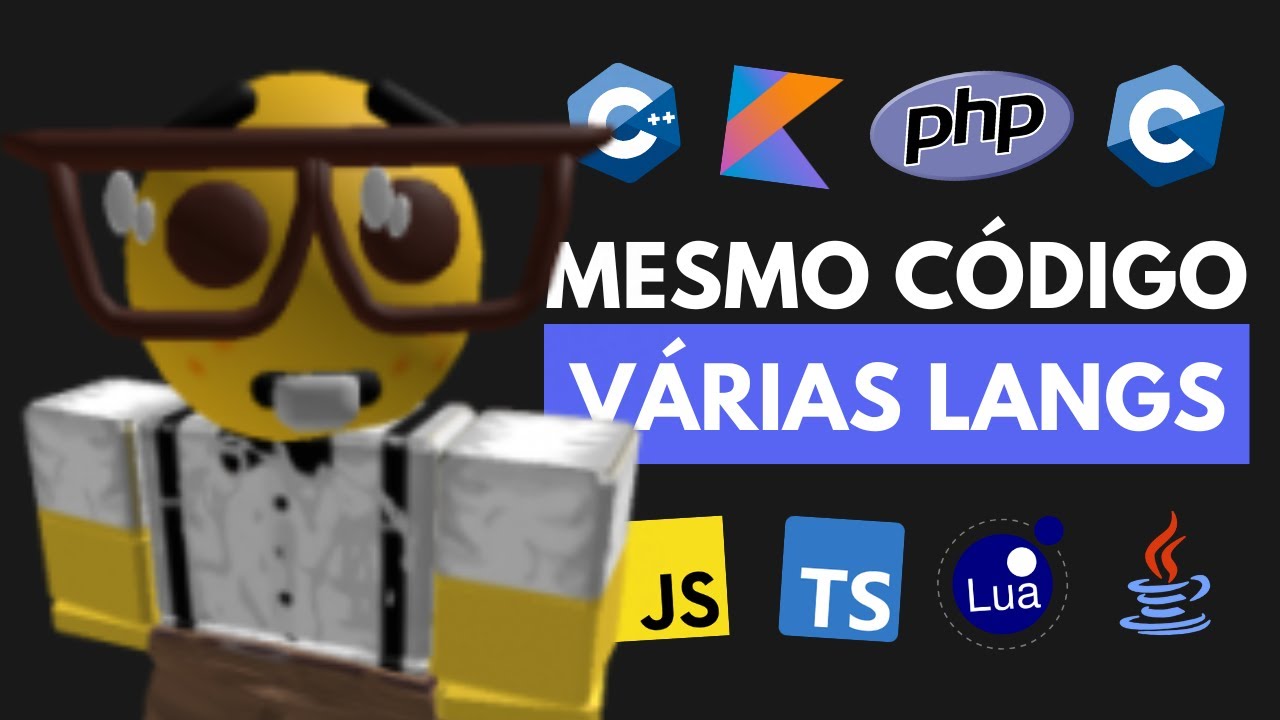 Eu Fiz o Mesmo Código em Várias Linguagens