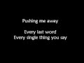 Jonas Brothers - Pushing Me Away (Lyrics on Screen)