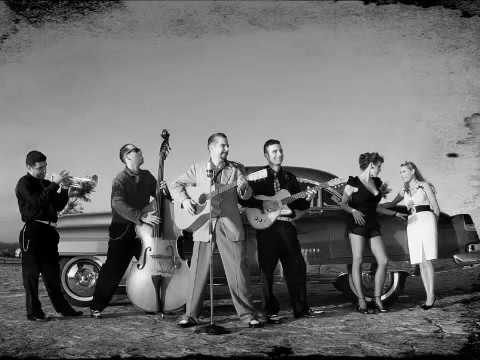 Los Hound Dogs - Rockin' boppin' & kickin' the floor (BLUE LAKE RECORDS)