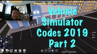Vehicle Simulator Codes Kenh Video Giải Tri Danh Cho Thiếu Nhi - roblox vehicle simulator vid 4 2019 codes test driving part 2