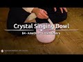 MEINL Sonic Energy CSBA8B Amethyst Crystal Singing Bowl 8"