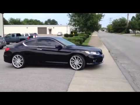 20 inch Vossen CVT wheels on 2014 Accord lowered
