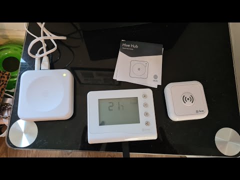 Installing New Hive Hub Replacing Old Hive Hub V5 Original Thermostat
