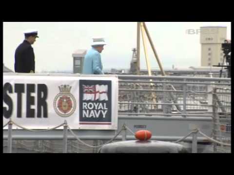 The Queen Visits HMS Lancaster 20.05.14