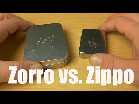 Zorro 912 Feuerzeug! So gut, dass Zippo dagegen billig wirkt!! (Video-Update nach 2 Jahren in der...