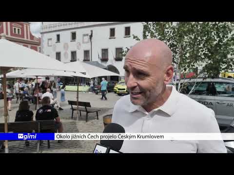 Okolo jižních Čech projelo Českým Krumlovem, náhled videosekvence