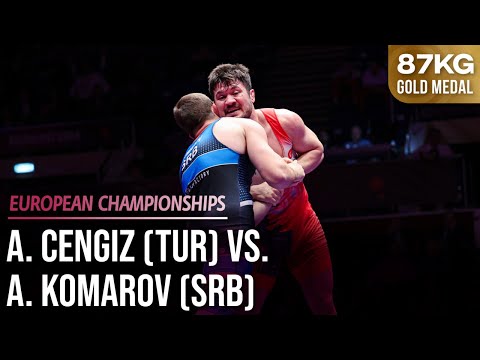 Ali CENGIZ (TUR) vs. Aleksandr KOMAROV (SRB) | 2024 European C'ships | Gold Medal | GR 87Kg