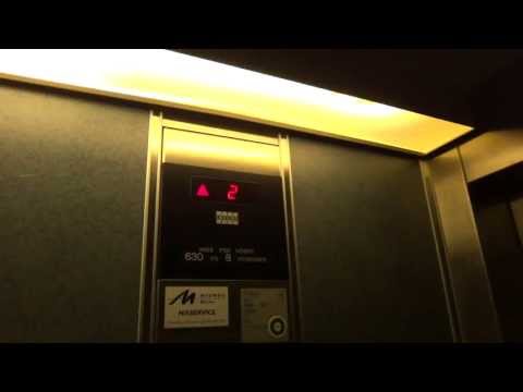 EPIC Motor! KONE Roped Hydraulic elevator @ Kungsgatan 13 (Faxeschool), Söderhamn, Sweden.