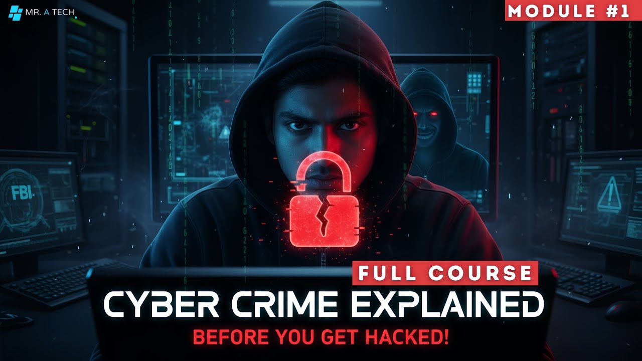 Cyber Crime Explained! Introduction to Cyber Crimes – Full Course Module 1 | Mr A Tech