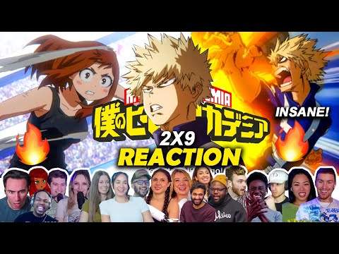 Bakugo Vs Uraraka🔥This Was Emotional...!😢My hero Academia Episode 2x9 Reaction Mashup