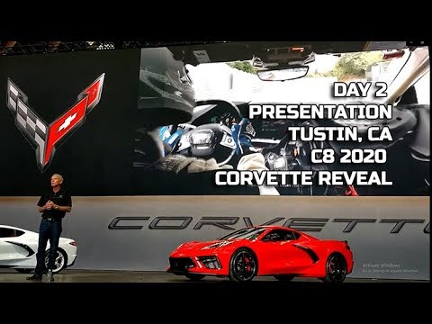 DAY 2 OF C8 2020 CORVETTE REVEAL PRESENTATION - TADGE JUECHTER Video