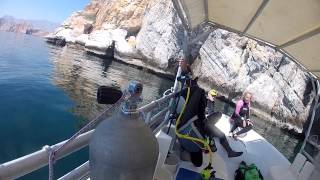 preview picture of video 'GoPro malfunction at Lima Rock Musandam'