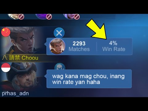PRANK NOOB CHOU! Then showing my real win rate 😂