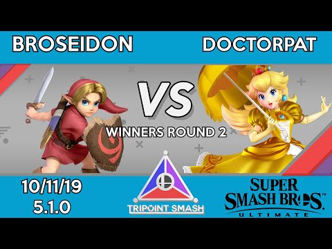 Tripoint Smash 81 - Winners Round 2 - broseidon(Young Link) Vs. Doctorpat(Peach)