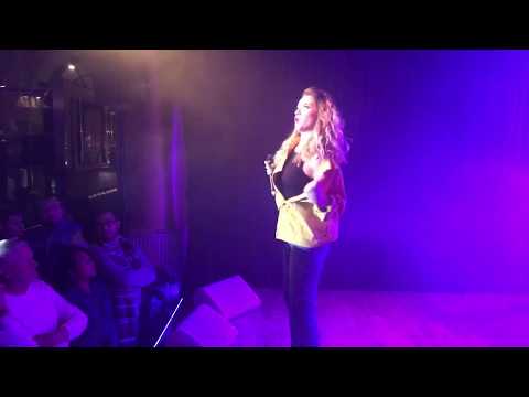 Live: Greta Zazza performing at Stockholm Hard Rock Café during Melfest Preparty