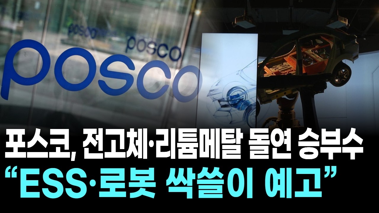 포스코, 전고체·리튬메탈 돌연 승부수… “ESS·로봇 싹쓸이 예고”