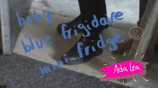 Baby blue fridigidaire mini fridge