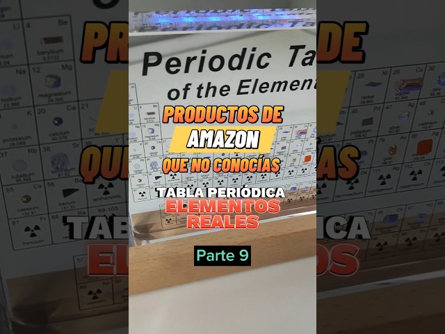 Vídeo relacionado con Taza Tabla Periódica de los Elementos - Ideal para regalar a todo amante del saber.