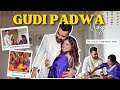 Our Wholesome Gudi Padwa 2025 ️ North Indian Husband Makes Kothimbir Vadi Lezim Performance