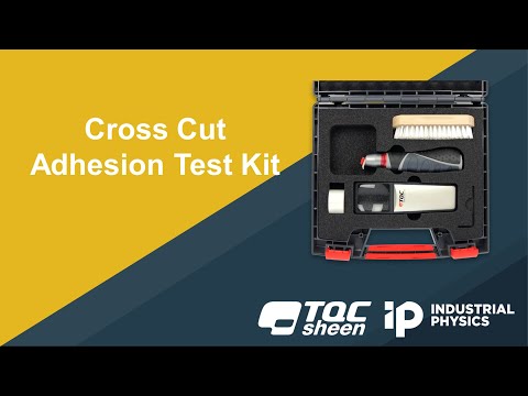 Video do Kits de Teste de Aderência Cross Cut