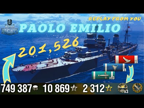 Italian Unique Destroyer PAOLO EMILIO wows ( ASSASSIN ) World Of Warships #wows #worldofwarships