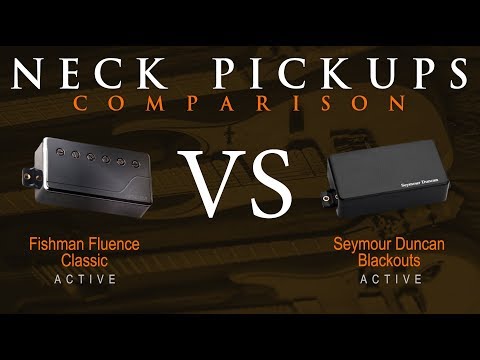 FISHMAN Fluence Classic vs Seymour BLACKOUTS - Active NECK Pickup Guitar Comparison / Demo