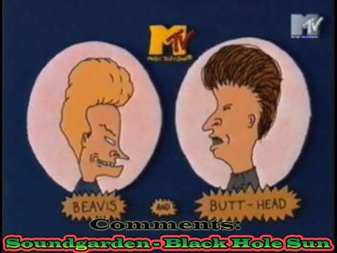 90s Throwback: Beavis and Butt-Head reacts to Soundgarden - Black Hole Sun