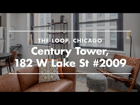 Apartment Tour in Chicago | Century Tower Furnished Apartment in The Loop