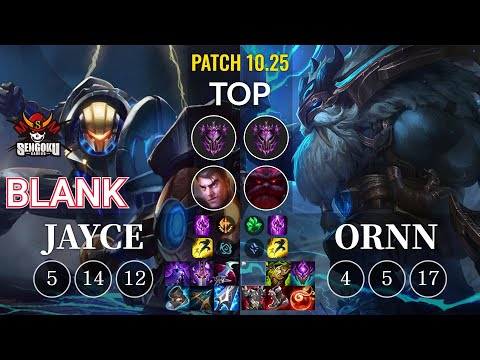 SG Blank Jayce vs Ornn Top - KR Patch 10.25