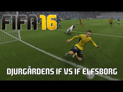 Djurgårdens IF vs IF Elfsborg - 3-0 - Allsvenskan (Fifa 16, Career Mode)