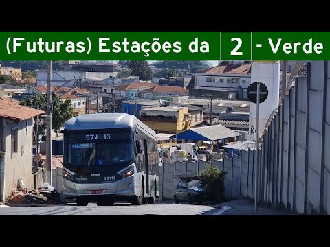 [1134] São Paulo Metro - (Future) Stations on Line 2 - Green
