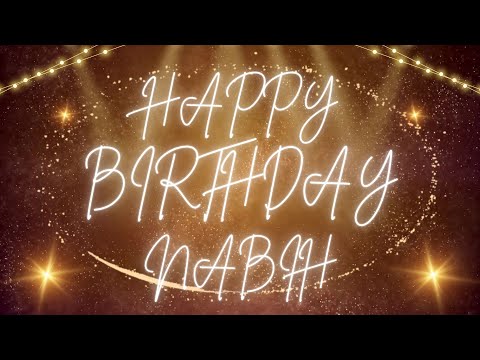 Happy Birthday Nabih 🎉 | A Special Wish Just for You! | Let's Celebrate! 🎂