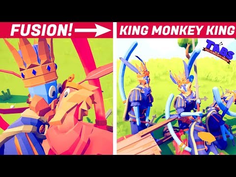 Fusion! King Monkey King vs Every Unit - TABS Original Mods Renaissance Update