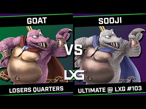goat (K.Rool) vs Sooji (K.Rool) - Smash Ultimate @ LXG 103