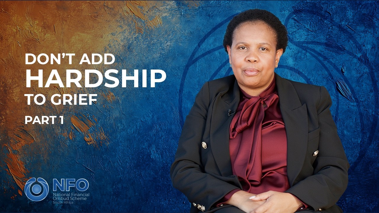 Don’t add hardship to grief. Part 1