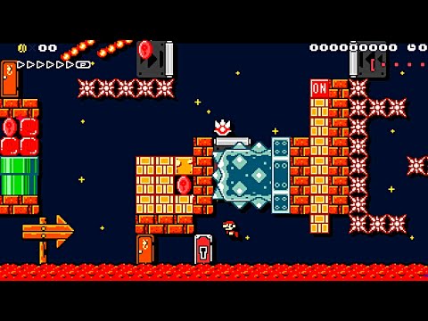 Super Mario Maker 2 🔧 AYAMMM - Refresh the flames! 🔧 Supachipz