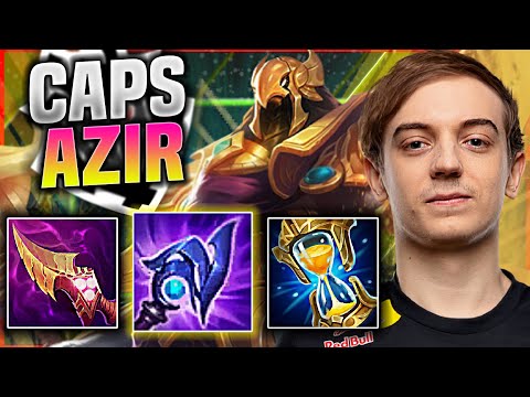 CAPS IS READY TO PLAY AZIR! - G2 Caps Plays Azir MID vs Vladimir! | Season 11
