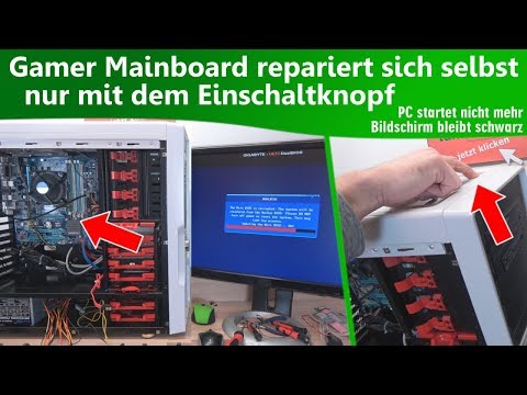 Gamer Mainboard repariert sich selbst nur mit dem Einschaltknopf π€ - PC startet nicht