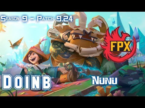 FPX Doinb NUNU vs DIANA Mid - Patch 9.24 KR Ranked