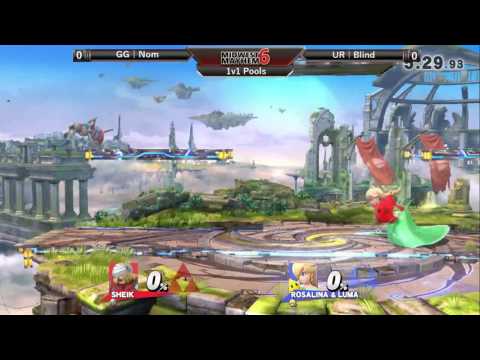 Midwest Mayhem 6 Singles Pools: GG l Nom (Sheik) vs. UR l Blind (Rosalina, Marth)
