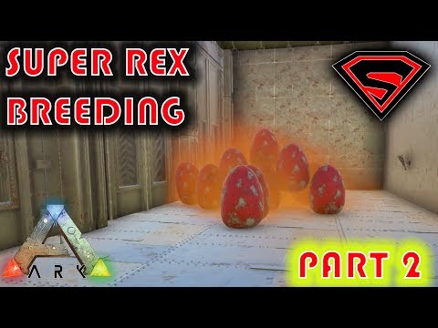 ARK HOW TO BREED SUPER DINOS (PART 2) - BREEDING FOR STATS & AIMING TO GET A 20K HP REX ARMY
