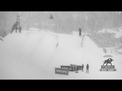 2013 US Open Slopestyle Finals Mark McMorris and Spencer O'Brien - TransWorld SNOWboarding