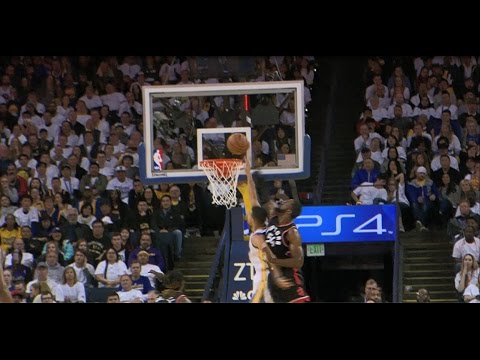 Patrick Patterson with the Nice Block Against the Warriors | 12.28.16