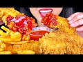 ASMR SPICY FRIED CHICKEN FRENCH FRIES KFC ASMR Eating No Talking ASMR Phan