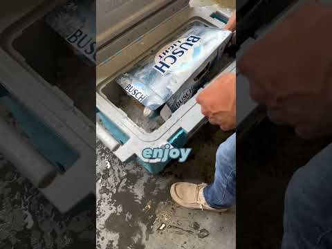 His Pelican cooler caught on FIRE! From EliteCooler.com