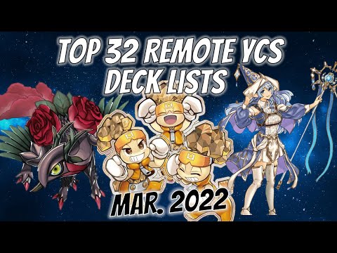 Yu-Gi-Oh! Top 32 Remote Duel YCS Vegas Deck Lists! (Mar. 2022)